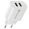 everActive Ładowarka sieciowa 2X USB 2,4A 12W Biała